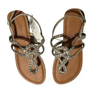 Universal Thread Goods co. Gold-Jana Size 7 Sandals Whith Tags